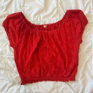 Hollister off the shoulder tee